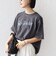 【WEB限定】バック タック ショート スリーブ ロゴ プリント TEE