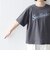 【WEB限定】バック タック ショート スリーブ ロゴ プリント TEE