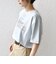 【WEB限定】バック タック ショート スリーブ ロゴ プリント TEE