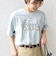 【WEB限定】バック タック ショート スリーブ ロゴ プリント TEE