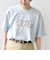 【WEB限定】バック タック ショート スリーブ ロゴ プリント TEE