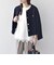 【WEB限定】SHIPS Colors:ポンチ レース コンビ トップス（無地）◆