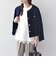 【WEB限定】SHIPS Colors:ポンチ レース コンビ トップス（無地）◆