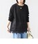 【WEB限定】SHIPS Colors:ポンチ レース コンビ トップス（無地）◆