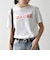 TRICOMER:〈洗濯機可能〉フレンチ ロゴ プリント TEE