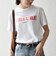 TRICOMER:〈洗濯機可能〉フレンチ ロゴ プリント TEE