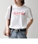 TRICOMER:〈洗濯機可能〉フレンチ ロゴ プリント TEE