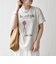 TRICOMER:〈洗濯機可能〉フレンチ ロゴ プリント TEE