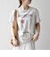 TRICOMER:〈洗濯機可能〉フレンチ ロゴ プリント TEE