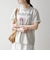 TRICOMER:〈洗濯機可能〉フレンチ ロゴ プリント TEE