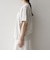 TRICOMER:〈洗濯機可能〉フレンチ ロゴ プリント TEE