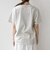 TRICOMER:〈洗濯機可能〉フレンチ ロゴ プリント TEE
