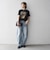TRICOMER:〈洗濯機可能〉フレンチ ロゴ プリント TEE