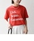 TRICOMER:〈洗濯機可能〉フレンチ ロゴ プリント TEE
