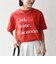 TRICOMER:〈洗濯機可能〉フレンチ ロゴ プリント TEE