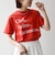 TRICOMER:〈洗濯機可能〉フレンチ ロゴ プリント TEE