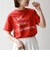 TRICOMER:〈洗濯機可能〉フレンチ ロゴ プリント TEE