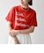 TRICOMER:〈洗濯機可能〉フレンチ ロゴ プリント TEE