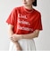 TRICOMER:〈洗濯機可能〉フレンチ ロゴ プリント TEE
