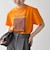 TRICOMER:〈洗濯機可能〉フレンチ ロゴ プリント TEE