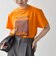 TRICOMER:〈洗濯機可能〉フレンチ ロゴ プリント TEE