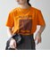 TRICOMER:〈洗濯機可能〉フレンチ ロゴ プリント TEE