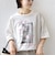【WEB限定】オーガニック コットン 5分袖 フォト TEE