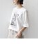 【WEB限定】オーガニック コットン 5分袖 フォト TEE