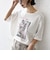 【WEB限定】オーガニック コットン 5分袖 フォト TEE