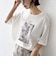 【WEB限定】オーガニック コットン 5分袖 フォト TEE