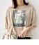 【WEB限定】オーガニック コットン 5分袖 フォト TEE