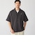 【SHIPS別注】FRED PERRY: ワンポイント ロゴ ピケ オープンカラーシャツ