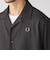 【SHIPS別注】FRED PERRY: ワンポイント ロゴ ピケ オープンカラーシャツ