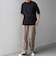 SHIPS any:〈UVカット〉FUTURE LINEN CANVAS リネンライク セミワイド パンツ◇