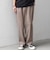 SHIPS any:〈UVカット〉FUTURE LINEN CANVAS リネンライク セミワイド パンツ◇