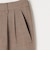 SHIPS any:〈UVカット〉FUTURE LINEN CANVAS リネンライク セミワイド パンツ◇