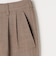 SHIPS any:〈UVカット〉FUTURE LINEN CANVAS リネンライク セミワイド パンツ◇