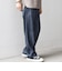 SHIPS any:〈UVカット〉FUTURE LINEN CANVAS リネンライク セミワイド パンツ◇