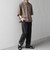 SHIPS any:〈UVカット〉FUTURE LINEN CANVAS リネンライク スキッパー プルオーバーシャツ◇