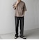 SHIPS any:〈UVカット〉FUTURE LINEN CANVAS リネンライク スキッパー プルオーバーシャツ◇