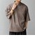 SHIPS any:〈UVカット〉FUTURE LINEN CANVAS リネンライク スキッパー プルオーバーシャツ◇