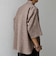 SHIPS any:〈UVカット〉FUTURE LINEN CANVAS リネンライク スキッパー プルオーバーシャツ◇