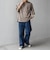 SHIPS any:〈UVカット〉FUTURE LINEN CANVAS リネンライク スキッパー プルオーバーシャツ◇