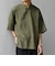 SHIPS any:〈UVカット〉FUTURE LINEN CANVAS リネンライク スキッパー プルオーバーシャツ◇