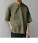 SHIPS any:〈UVカット〉FUTURE LINEN CANVAS リネンライク スキッパー プルオーバーシャツ◇