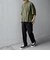 SHIPS any:〈UVカット〉FUTURE LINEN CANVAS リネンライク スキッパー プルオーバーシャツ◇