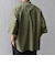 SHIPS any:〈UVカット〉FUTURE LINEN CANVAS リネンライク スキッパー プルオーバーシャツ◇