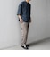 SHIPS any:〈UVカット〉FUTURE LINEN CANVAS リネンライク スキッパー プルオーバーシャツ◇