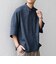 SHIPS any:〈UVカット〉FUTURE LINEN CANVAS リネンライク スキッパー プルオーバーシャツ◇