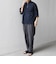 SHIPS any:〈UVカット〉FUTURE LINEN CANVAS リネンライク スキッパー プルオーバーシャツ◇